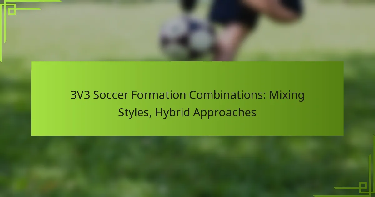 Explore Effective 3V3 Soccer Formations - Strategies and Benefits Explained